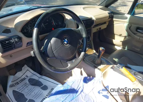 2002 BMW Z3 3.0I from USA, damaged, VIN 4USCN53402LJ60577